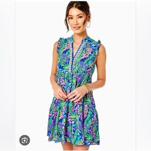 NWT Lilly Pulitzer Briela Lileeze Swing Dress in How You Like Me Prowl